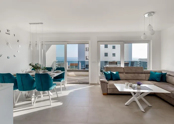 Marko - New Sea View With Free Parking Apartment *